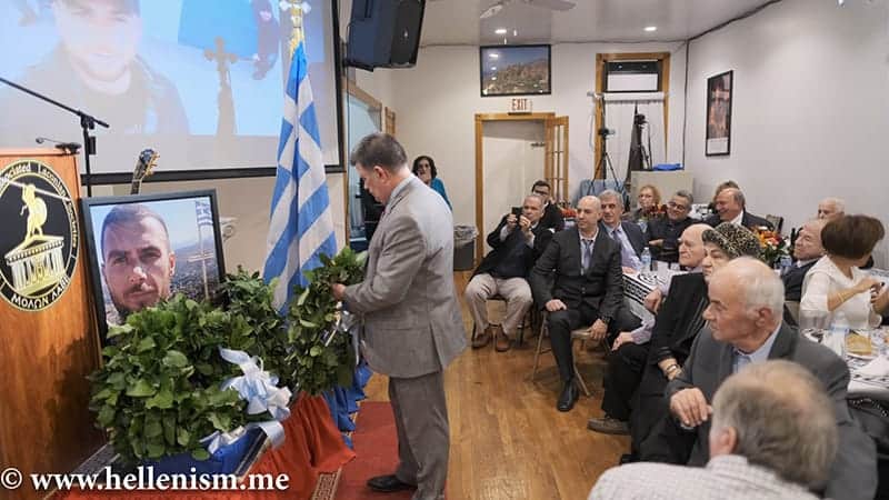 Honoring Event for Greek Hero Konstantinos Katsifas – Albanians harassing