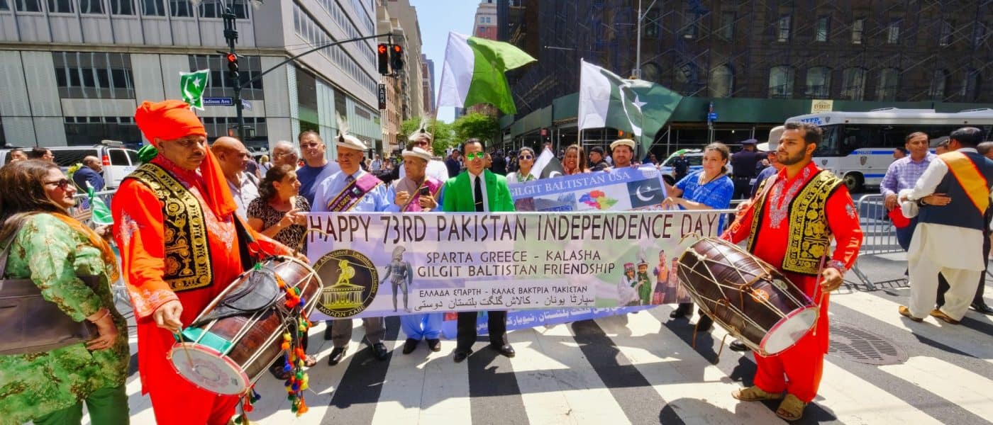 Laconians with Kalasha and Gilgit Baltistan at the Pakistan Parade